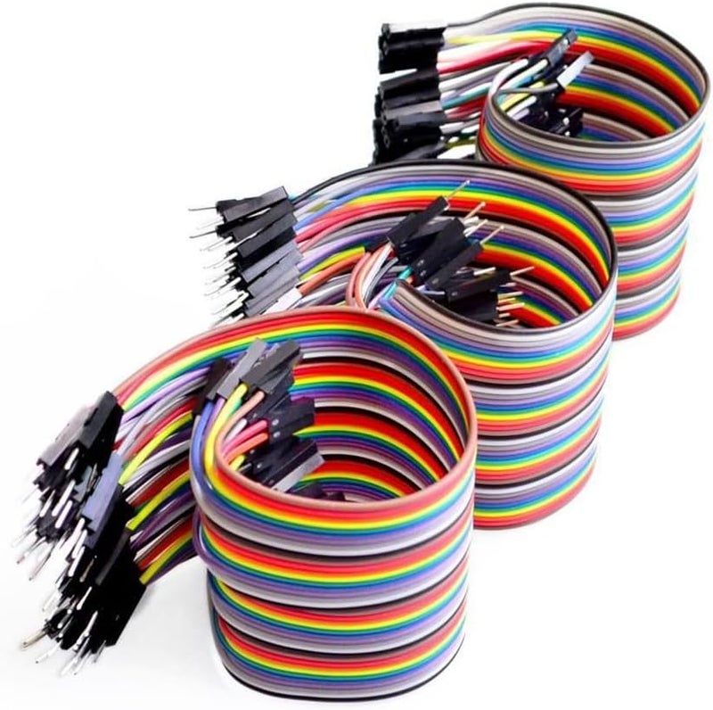 40 Pcs 20cm Jumper Wires Kit Male to Male Female Male to Female for Arduino Breadboard - Image 2